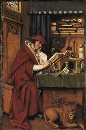 Van Eyck, Sint-Hieronymus, Detroit Institute of Arts, Detroit