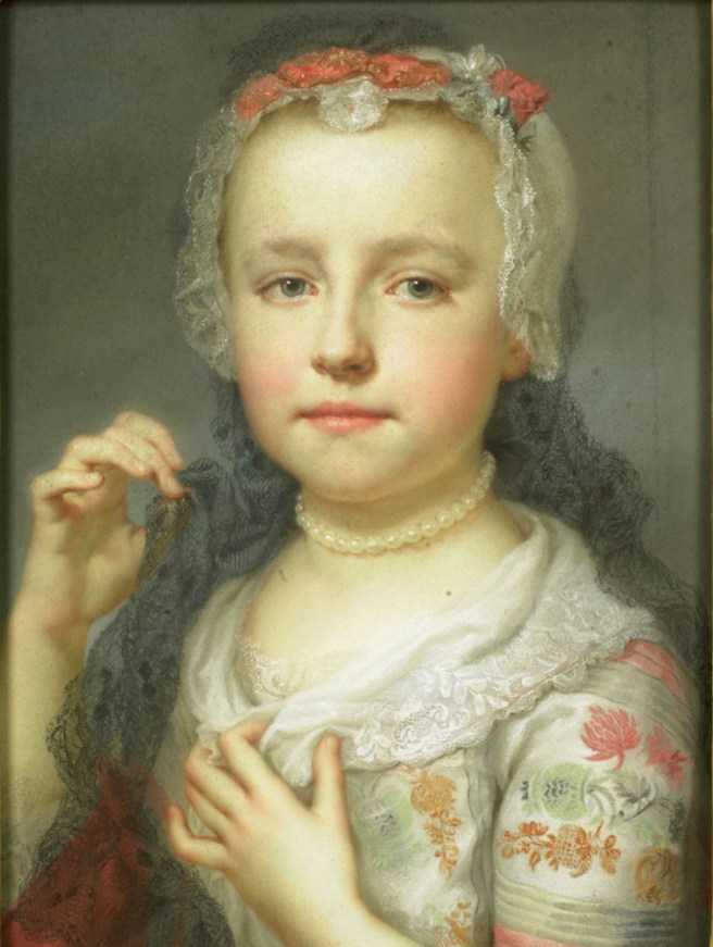 A.R. Mengs, Portret van Julia Carlotta Mengs, Rijksmuseum Amsterdam