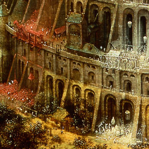 Pieter bruegel, Toren van Babel (detail), Museum Boijmans van Beuningen, Rotterdam