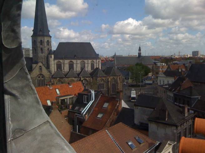 Uitzicht op de Sint-Jacobskerk, Gent